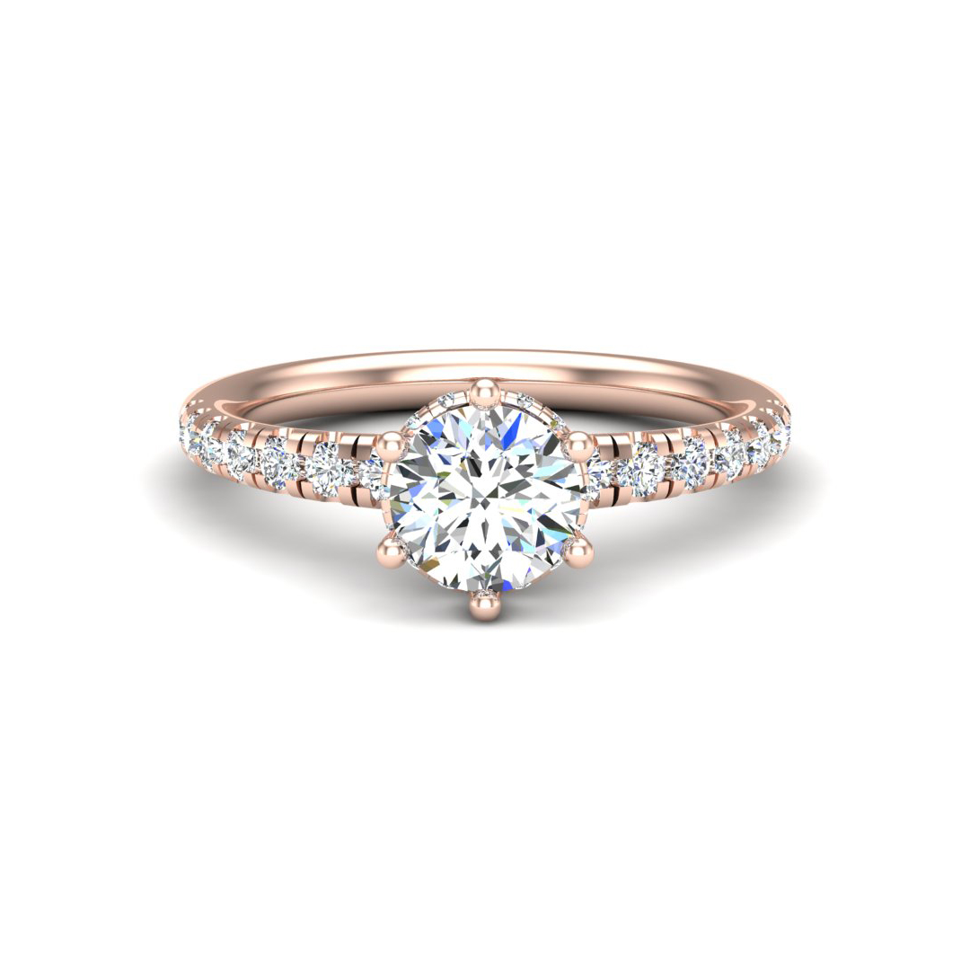 Lainey Halo Engagement Ring